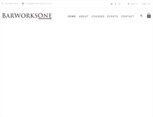 Tablet Screenshot of barworksone.com